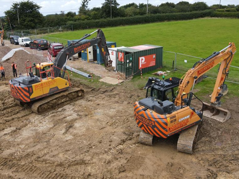 Groundworks at Halwill Junction