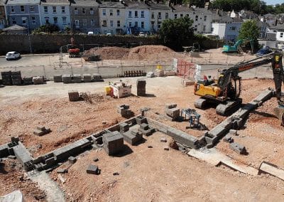 Lymington Coach Station groundworks