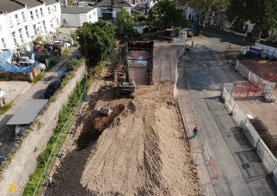 Lymington Coach Station groundworks